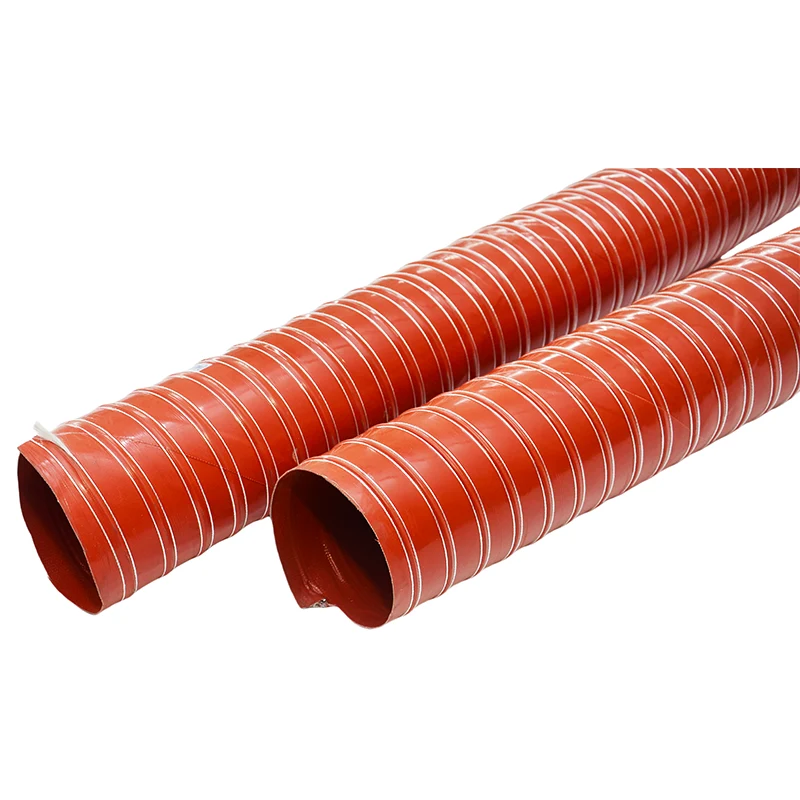 Ống dẫn không khí nhiệt độ cao màu đỏ gấp đôi